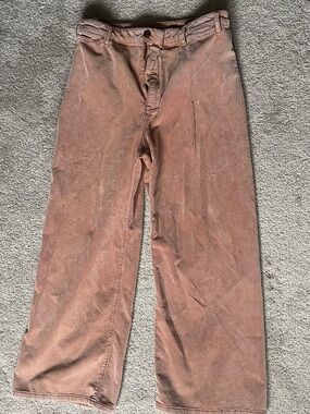 Anthropologie Corduroy Wide-Leg Pants